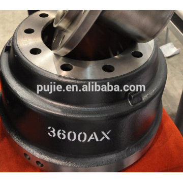 Heavy duty gunite 3600ax brake drum